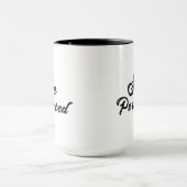 Mug Typographie "Elle Persiste" Phrase Politique (Centre)
