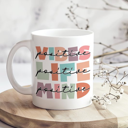 Mug Typographie Esthétique Esprit Positif