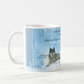 Mug Typographie Extraordinaire des loups | Personnalis (Gauche)