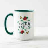 Mug Typographie florale de Frida Kahlo | (Gauche)