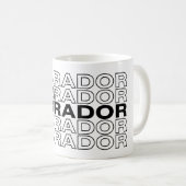 Mug Typographie graphique moderne et audacieuse du Lab (Devant droit)