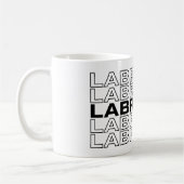 Mug Typographie graphique moderne et audacieuse du Lab (Gauche)