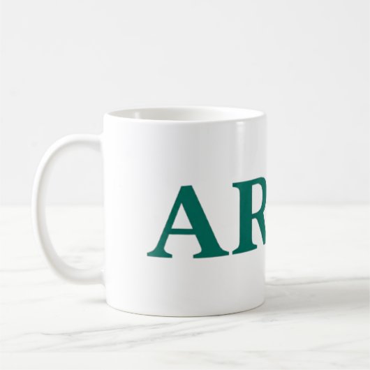 Mug Typographie Gras Style Militaire Minimal Texte (Gauche)