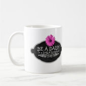 Mug Typographie inspirée Girly de citation de fleur de (Gauche)