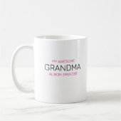 Mug Typographie, Ma Grand-Mère (Gauche)
