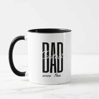 Mug Typographie minimale pour papa le plus cool