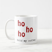 Mug Typographie moderne audacieuse Noël (Gauche)