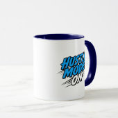 Mug Typographie Moderne Brosse pour les Battants (Devant droit)
