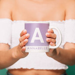 Mug Typographie moderne couleur jaune rose d'aura<br><div class="desc">Typographie moderne élégante pastel naturel aura dégradé anniversaire,  anniversaire,  Pâques,  mères et fête des pères,  Noël,  diplôme</div>