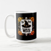 Mug Typographie moderne Crânes noirs Halloween sorcier (Gauche)
