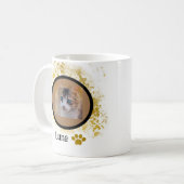 Mug Typographie moderne du familier Nom et (Devant gauche)