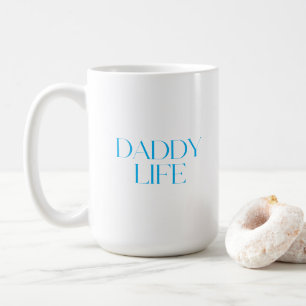 Mug Typographie Moderne et Élégante Papa Life Classiqu