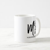 Mug Typographie moderne et minimale M. Hubby (Devant droit)
