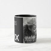 Mug Typographie moderne Graduation Photo Cadeau (Centre)