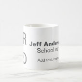 Mug Typographie moderne graduation simple minimum c (Centre)