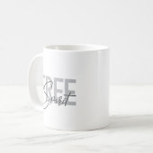 Mug Typographie moderne, simple, cool de Free Spirit (Devant gauche)