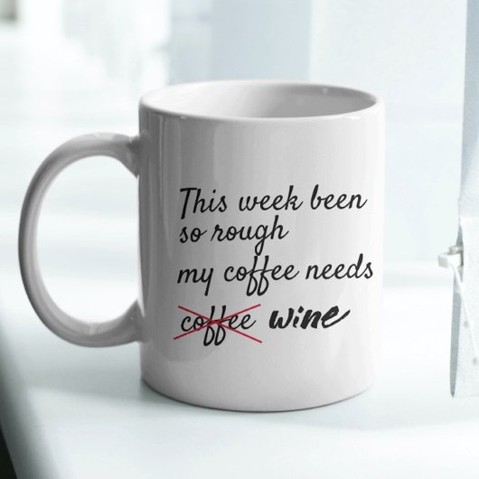 Mug Typographie moderne tendance et drôle