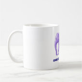 Mug Typographie motivationnelle Aquarelle violette Elé (Gauche)
