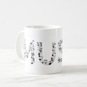Mug Typographie musicale