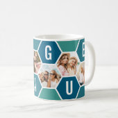 Mug Typographie noir et blanc Simple Moderne (Devant droit)