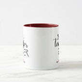 Mug Typographie Noire Et Blanc Meilleur Enseignant Jam (Centre)