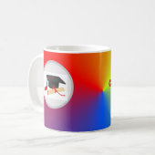 Mug typographie noire verte (Devant gauche)