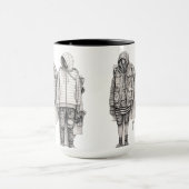 Mug Typographie numérique de la série Creative Space (Centre)