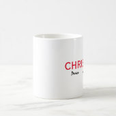 MUG TYPOGRAPHIE PAIX JOIE AMOUR NOËL (Centre)