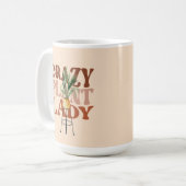 Mug Typographie Plante rétro Plante Lady (Devant gauche)
