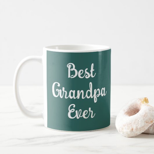 Mug Typographie Rétro Meilleur Meilleur Grand-Père Jam (Avec donut)