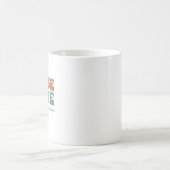 Mug Typographie Rétro Ondulée Mode Infirmière (Centre)