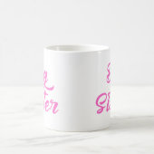 Mug Typographie rose Grande Soeur (Centre)