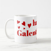 Mug Typographie rouge Joyeux Jour des Galentines (Gauche)