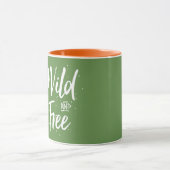 Mug Typographie sauvage et libre (Centre)