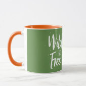 Mug Typographie sauvage et libre (Gauche)