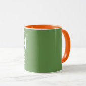 Mug Typographie sauvage et libre (Devant droit)
