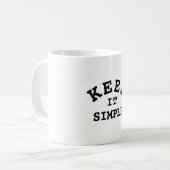 Mug Typographie simple (Devant gauche)