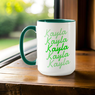 Mug Typographie simple moderne cool nom