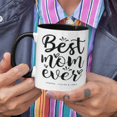 Mug Typographie tendance Meilleure maman jamais