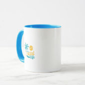 Mug Typography Illustration Artwork (Devant gauche)