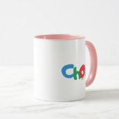 Mug Typography Illustration Artwork (Devant droit)