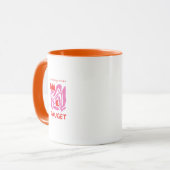 Mug Typography Illustration Artwork (Devant gauche)