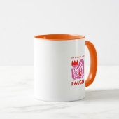 Mug Typography Illustration Artwork (Devant droit)