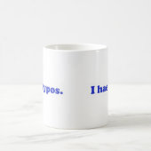 Mug Typos des hae I - bleu (Centre)