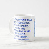 MUG TYRANNIE CONTRE LA LIBERTÉ (Devant gauche)