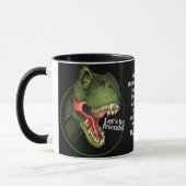 Mug Tyrannosaurus Rex Dinosaur personnalisé (Gauche)