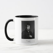 Mug Tyrone Power, gravé par des sables de James, (Gauche)