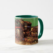 Mug Tziganes avec caravanes par Vincent van Gogh (Devant droit)