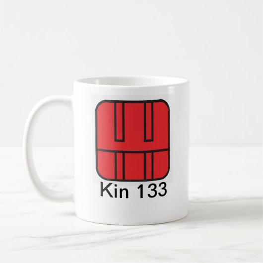 Mug Tzolkin Caminhante do Ceu Vermelho Kin 133 (Gauche)
