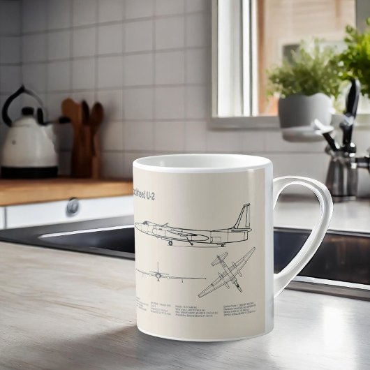Mug U-2 Dragon Lady - Plan directeur de l'avion SD
